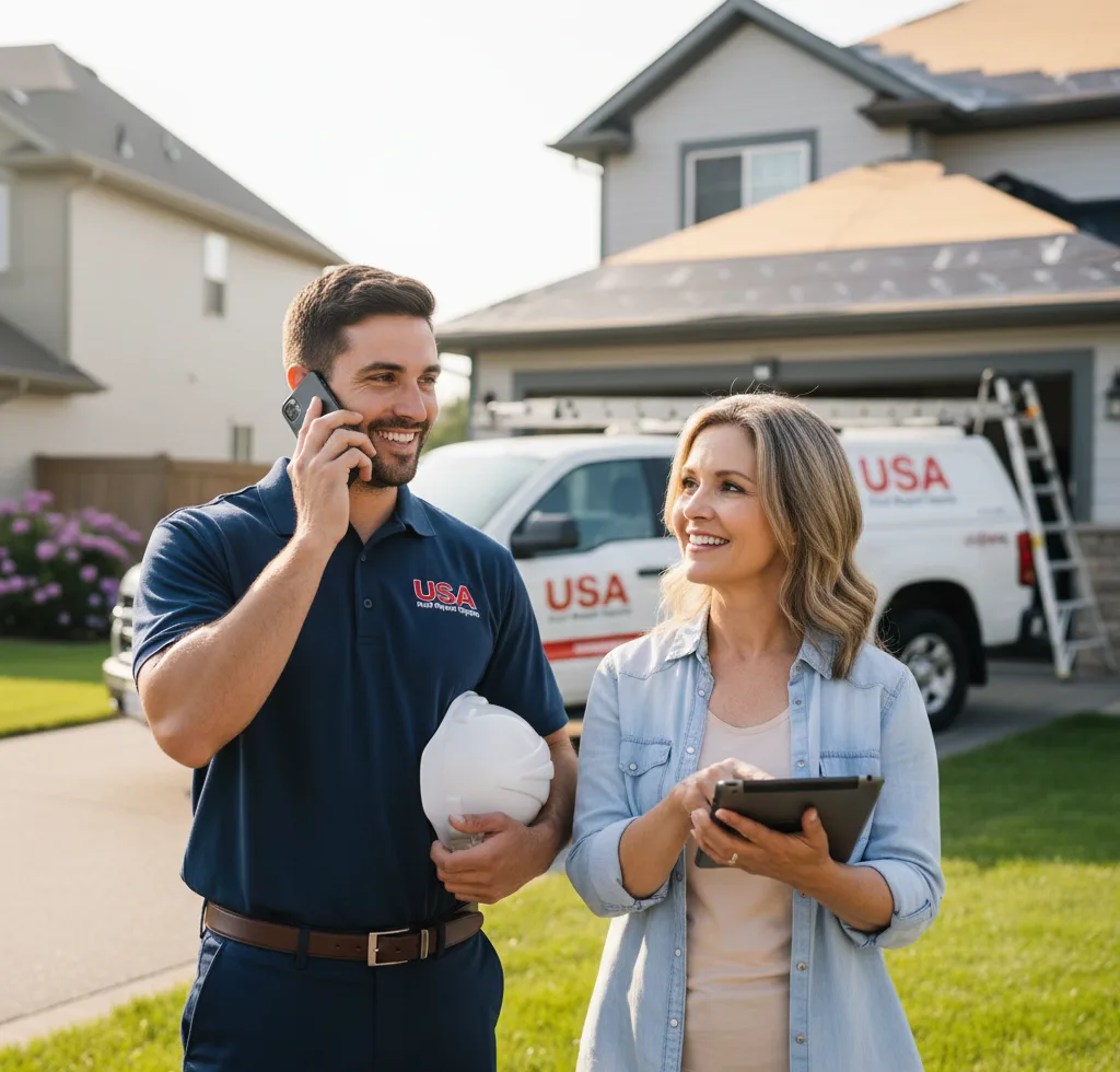 USA Roof Repair Experts customer support in Middle Grove